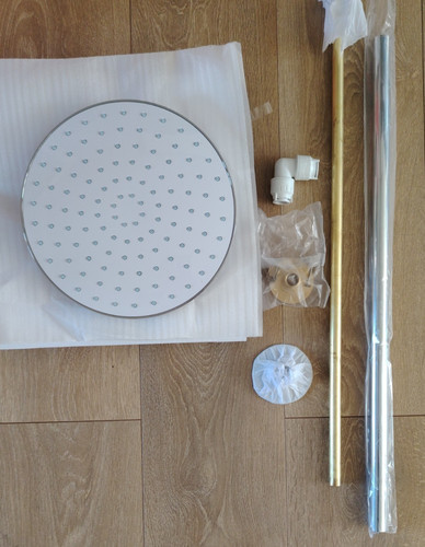 Mira showers ceiling fed 250mm - ceiling,