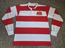 Retro GLOUCESTER RFC Rugby Union Cotton Traders Jersey Shirt - UK Size: LARGE