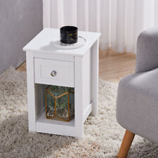 Telephone Table With Drawer Side Living Room Slim Bedroom Bedside Hallway Stand