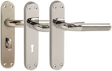 Quality Internal Lever Latch Bathroom Door Handle Furniture Dual Chrome Finish