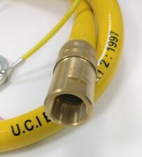 1/2" SALVUS CATER HOSE COMMERCIAL YELLOW GAS CATERING PIPE HOSE 1.25METRE 1250mm