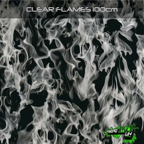 Rolled clear true flames - rolled,