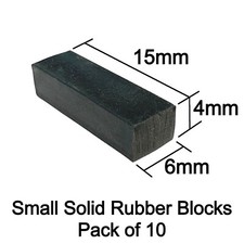 Small Solid Rubber Block
