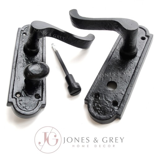 Pair victorian black hammered - victorian,