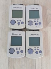 4 X Sega Dreamcast White VMU Visual Memory Units 