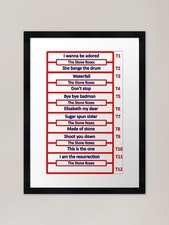 Jukebox track list - , framed