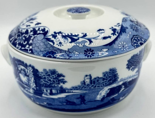 Spode blue italian round - italian,