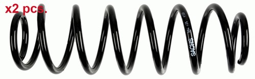 Pcs rear coil - coil, set