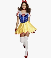 Snow White Adults Fancy Dress Size Small Dress And Headband Only