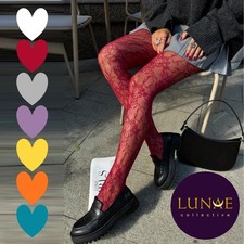 fishnet tights floral lace