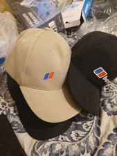 3 Bergaus Caps Two Black And