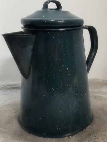 Vintage green speckled - green,