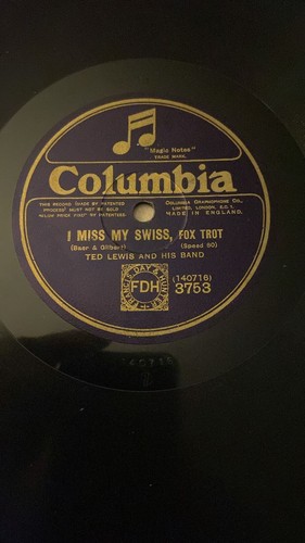 Rare 78rpm record ted - 78rpm, e,