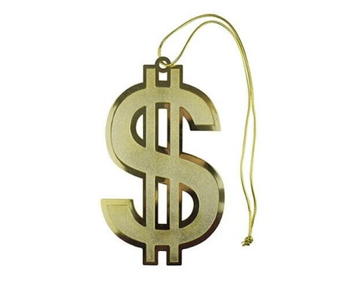 Jumbo 25cm dollar sign - 25cm,