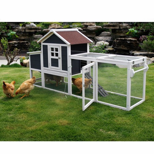 Mobile chicken coop - coop, w/2
