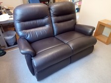 HSL 2 seat reclining sofa with extending 'footstool' support