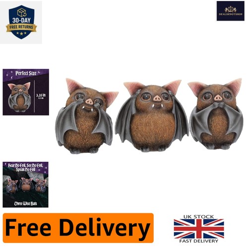 Whimsical brown bat - brown,