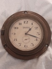 1916 Biplane Aircraft clock IXSPECS OCTO 8 day 10 cm case twist to wind & set