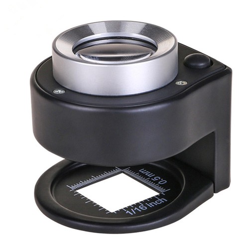 30x magnifying glass with - with, uv