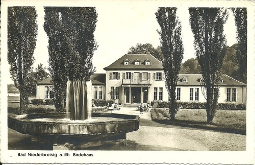 Postcard bad niederbreisig - bad,