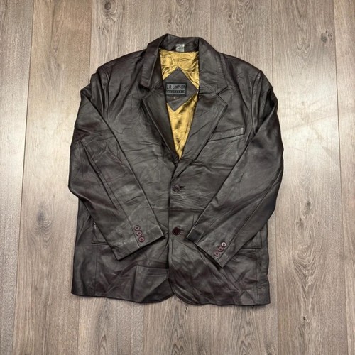 Vintage leather blazer - vintage,