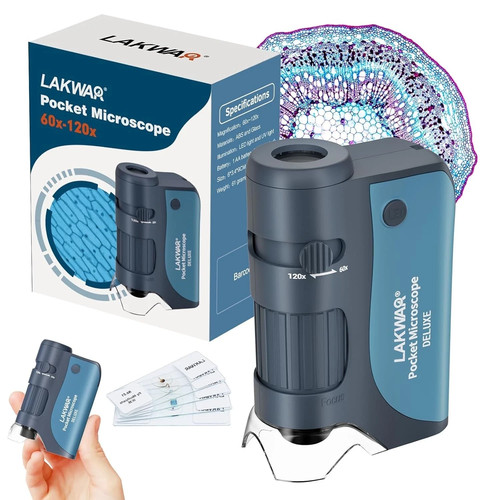 Mini pocket microscope - pocket, 60-120x