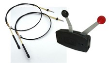 Ultraflex Twin Lever Outboard Remote Control Box 8ft C5 Cables MERCURY Outboard