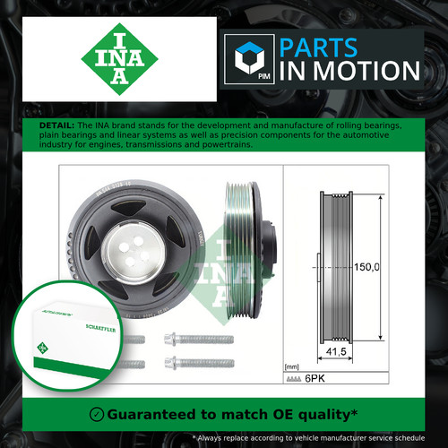 Crankshaft pulley fits - pulley,