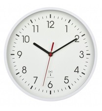 Fleet Clocks 12" Silver Radio