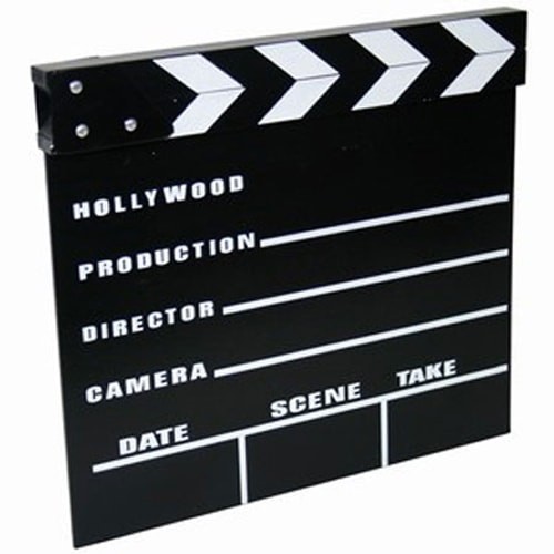 Small clapperboard x - clapperboard,