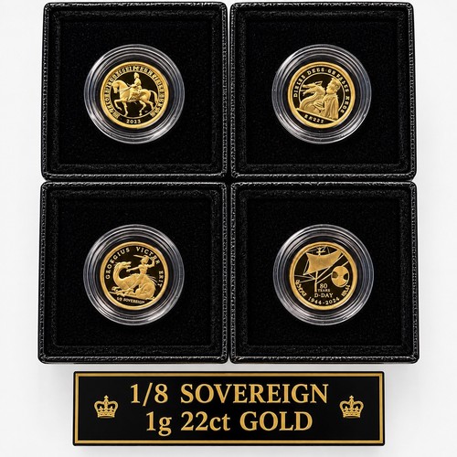 Gold sovereign 22ct - 22ct, (1g)