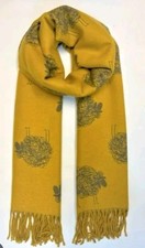 30% Cashmere Blend Reversible Sheep Scarf