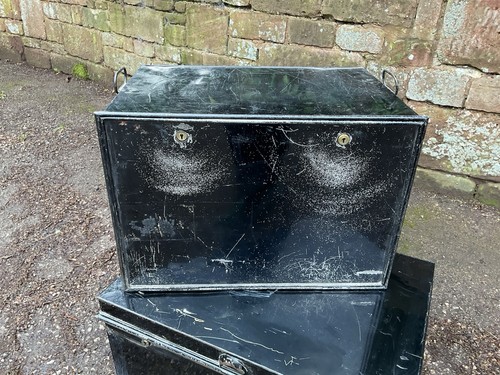 Large antique black - black, metal