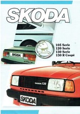 SKODA 105S 105L 120L 130L 130GL 130R COUPE ORIG. NL SALES BROCHURE (DUTCH TEXT)