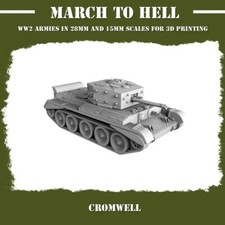 British Cromwell Tank - 28mm -