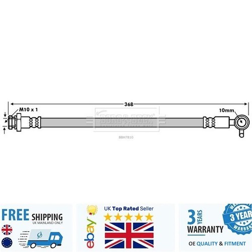 Brake hose bbh7810 - brake,