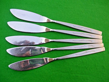 ONEIDA ONEIDACRAFT 5 210mm VANESSA  FISH KNIVES ( b7 ct )