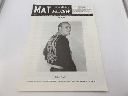 1970 wrestling programme - programme,