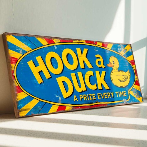 Hook duck large - a,