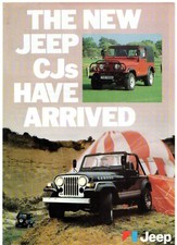 Jeep CJ 1981-82 UK Market