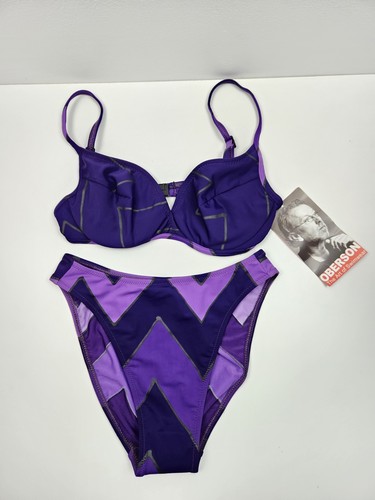 Gideon oberson purple bikini - oberson,