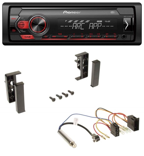 Pioneer dab 1din mp3 aux - 1din, usb