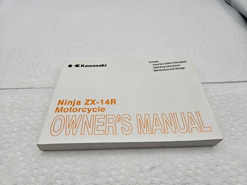Kawasaki ninja 14r owner s - ninja, zx-14r