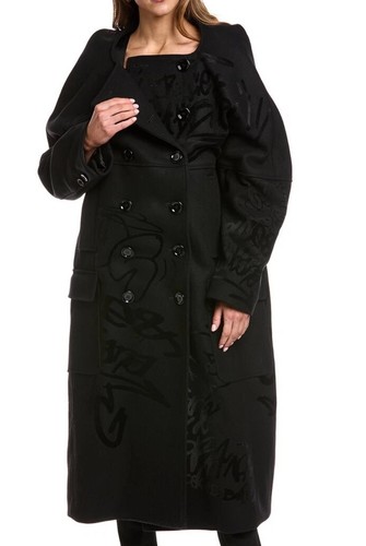 Dolce gabbana black wool logo - black,