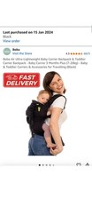 Boba Air Ultra-Lightweight Baby Carrier Backpack & Toddler Carrier Backpack