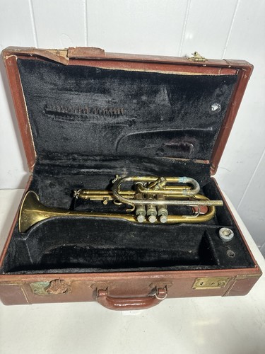 Vtg selmer signet cornet - signet, brass