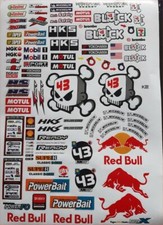 RC DECAL Vinyl STICKER SHEET