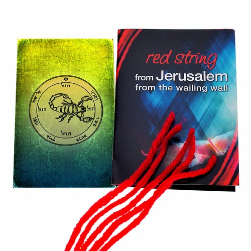 Kabbalah red string - red, bracelet
