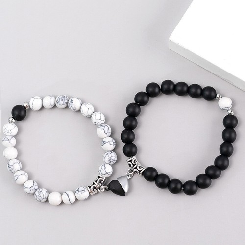 2pcs set beads bracelet - bracelet, lovers