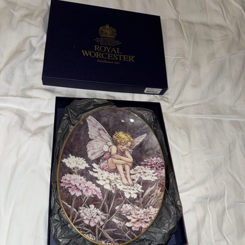Royal worcester fairy plate - worcester,